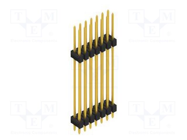 Connector: pin strips; pin header; male; PIN: 14; 2.54mm; THT; 2x7