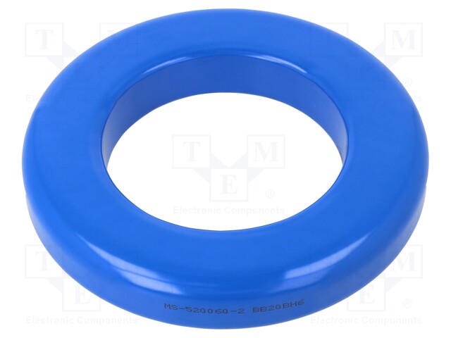 Ferrite: toroidal; L: 20.32mm; Øint: 78.59mm; Øout: 132.54mm; 124nH