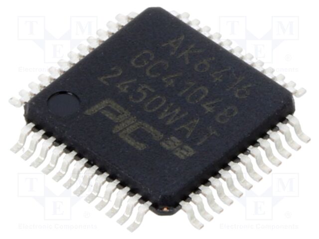 IC: PIC microcontroller; 64kB; 200MHz; 3÷3.6VDC; SMD; TQFP48