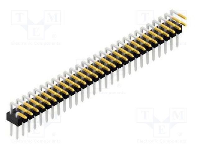 Connector: pin strips; pin header; male; PIN: 56; 2.54mm; THT; 2x28