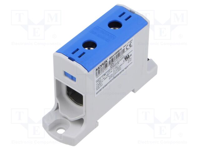Splice terminal: distribution block; for DIN rail mounting