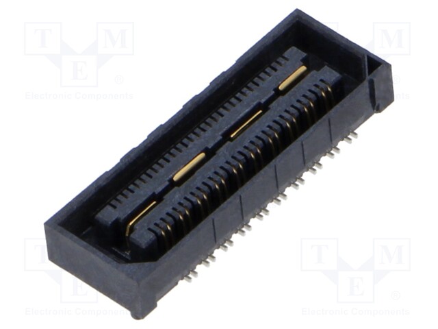 Connector: PCB to PCB; female; PIN: 40; 0.5mm; QSH; gold-plated; SMT