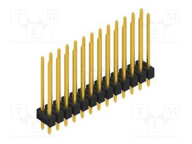 Connector: pin strips; pin header; male; PIN: 26; 2.54mm; THT; 2x13
