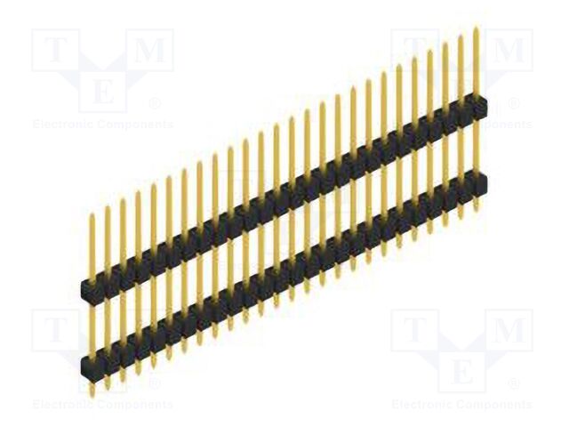 Connector: pin strips; pin header; male; PIN: 26; 2.54mm; THT; 1x26