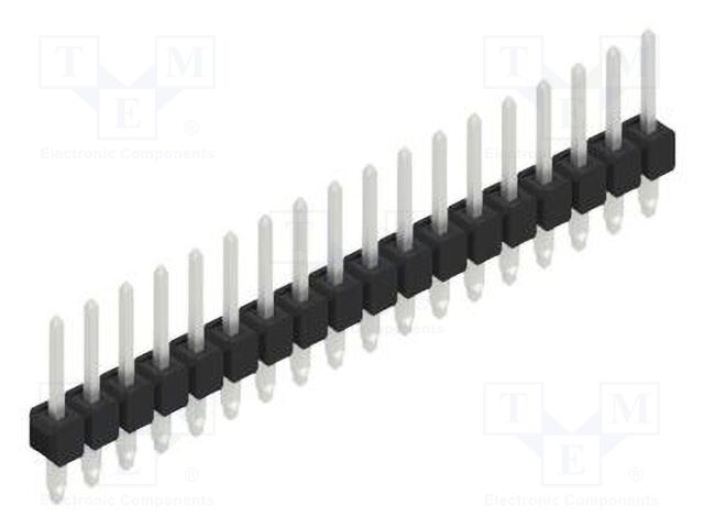 Connector: pin strips; pin header; male; PIN: 18; 2.54mm; THT; 1x18
