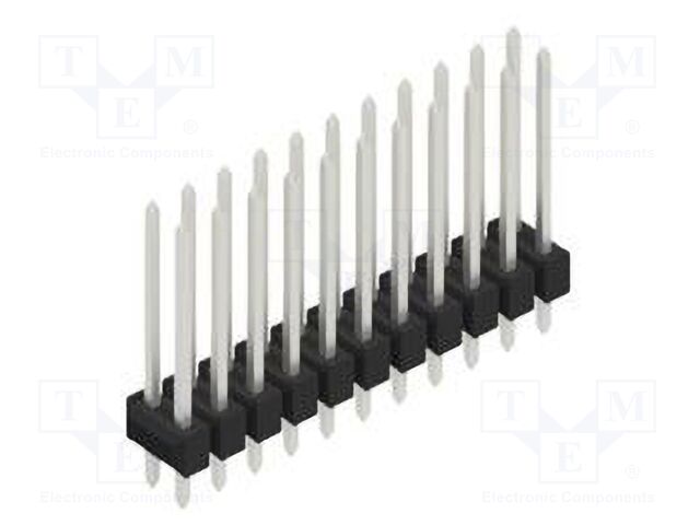 Connector: pin strips; pin header; male; PIN: 22; 2.54mm; THT; 2x11