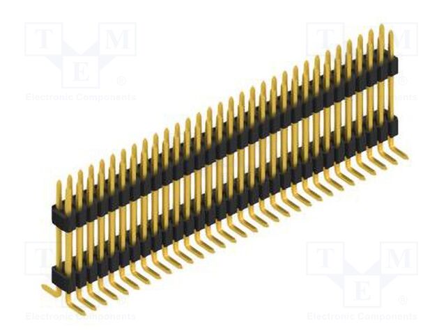 Connector: pin strips; pin header; male; PIN: 62; 1.27mm; SMT; 2x31