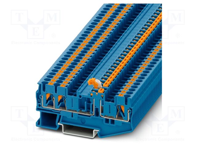 Splice terminal: rail; 16A; 400V; push-in; PA; L: 35.2mm; 0.14÷4mm2