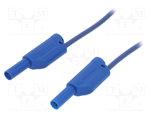 Test lead; silicone; 4.68m; blue; 16A; Cond.cross sec: 1mm2