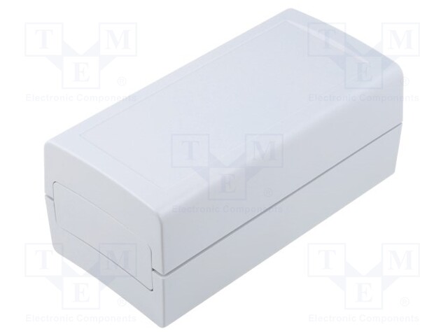 Enclosure: with panel; X: 60mm; Y: 120mm; Z: 51mm; ABS; grey; IP53
