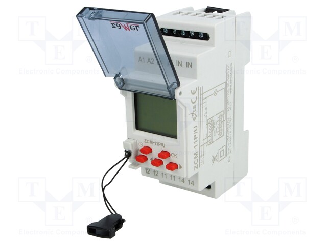 Programmable time switch; Range: 24h / 7days; SPDT; 24÷250VAC
