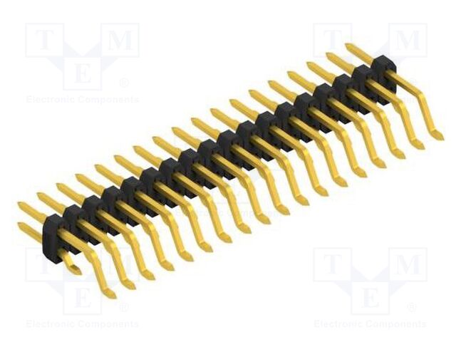 Connector: pin strips; pin header; male; PIN: 36; 2mm; SMT; 2x18