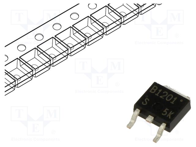 Transistor: PNP; bipolar; 50V; 2A; 0.8W; DPAK
