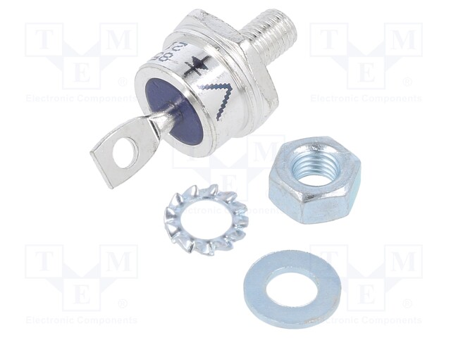 Diode: stud rectifying; 800V; 1.2V; 85A; anode stud; DO203AB; screw