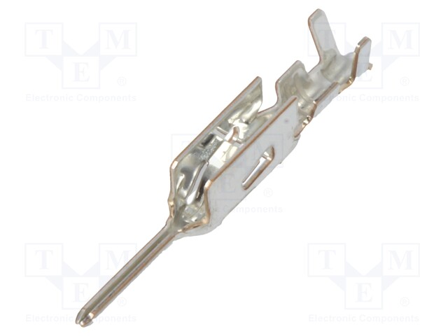 Contact; male; PNI; tinned; crimped; for cable; 3A; 2mm; 100V