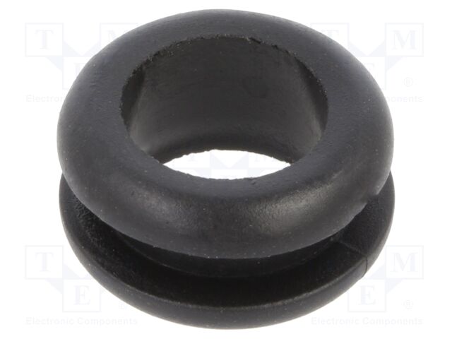 Grommet; black; UL94HB; TPR