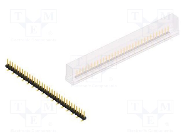 Connector: pin strips; pin header; male; PIN: 32; 2.54mm; SMT; 1x32