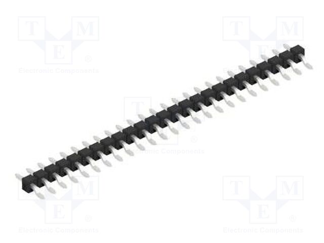 Connector: pin strips; pin header; male; PIN: 25; 2.54mm; SMT; 1x25