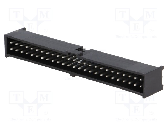 Socket; IDC; male; PIN: 50; straight; THT; tinned; 2.54mm