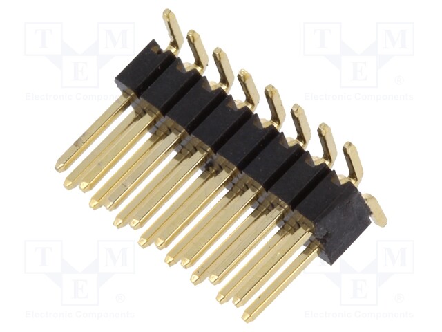 Pin header; pin strips; male; PIN: 16; vertical; 1.27mm; SMT; 2x8