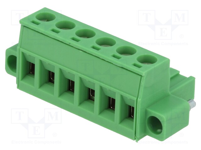 Pluggable terminal block; 5.08mm; ways: 6; straight; plug; female