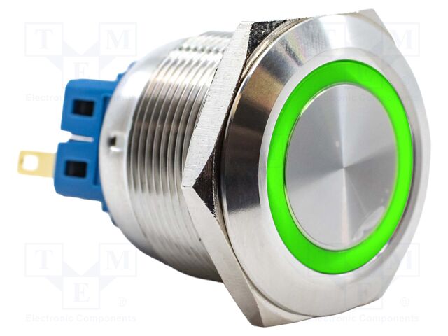 Switch: vandal resistant; Pos: 2; SPST NC + NO; 2A/48VDC; IP65