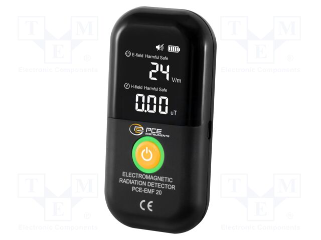 Meter: electric field strength; Display: LCD 2,2"; 50÷3500MHz