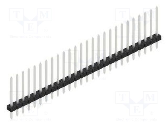 Connector: pin strips; pin header; male; PIN: 26; 2mm; THT; 1x26