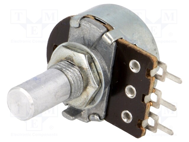 Potentiometer: shaft; single turn; 47kΩ; 200mW; ±20%; THT; 6mm