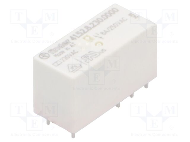 General Purpose Relay, 41 Series, Power, DPDT, 230 VAC, 8 A