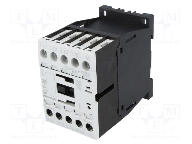 Contactor: 3-pole; NO x3; Auxiliary contacts: NO; 230VAC; 15A; 690V