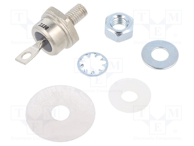 Diode: Zener stud; 50W; 4.3V; DO5; Package: bulk; 150uA