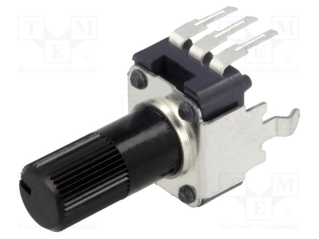 Potentiometer: shaft; balance,single turn,vertical; 10kΩ; ±20%