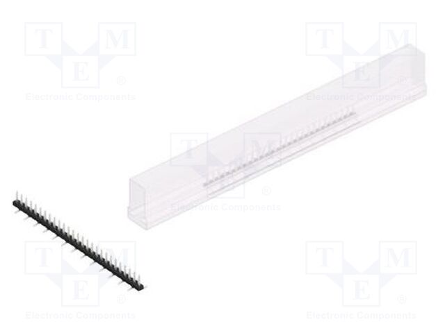 Connector: pin strips; pin header; male; PIN: 27; 2mm; SMT; 1x27