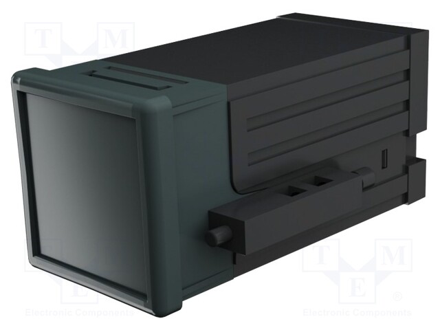 Enclosure: panel; X: 48mm; Y: 48mm; Z: 75mm; ABS + PC,PPO; black