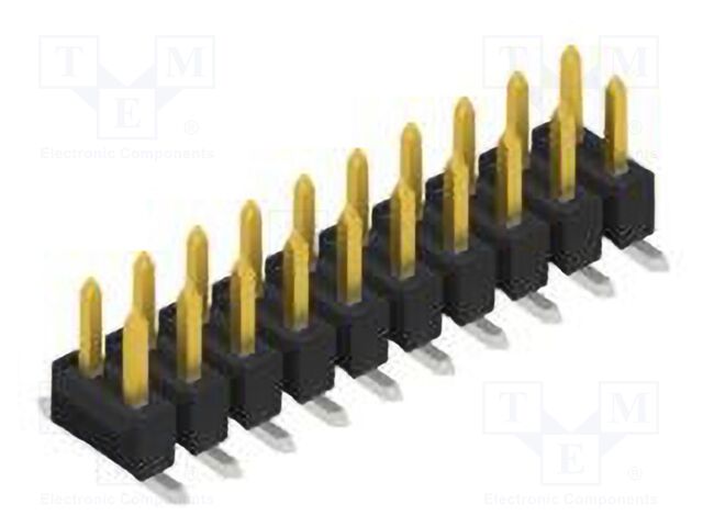 Connector: pin strips; pin header; male; PIN: 20; 2.54mm; SMT; 2x10
