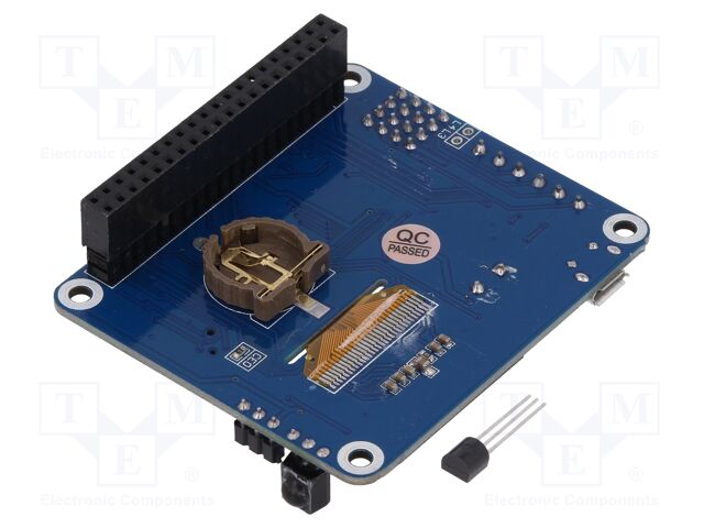 Module: OLED display; HAT; Application: Raspberry Pi