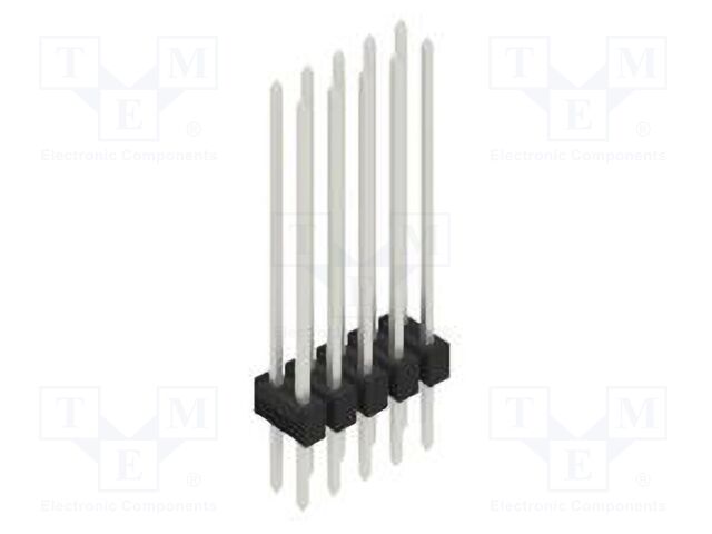 Connector: pin strips; pin header; male; PIN: 10; 2.54mm; THT; 2x5