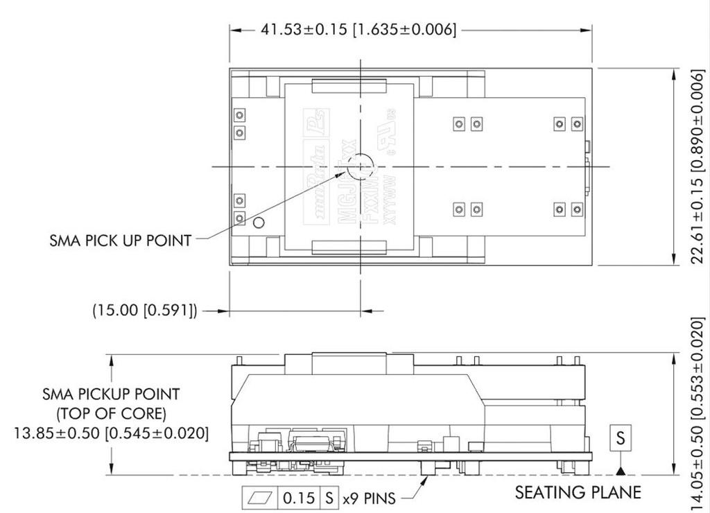 Converter: DC/DC; 6W; Uin: 9÷18V; Uout: 24VDC; Uout2: 24VDC; SMD; SMT