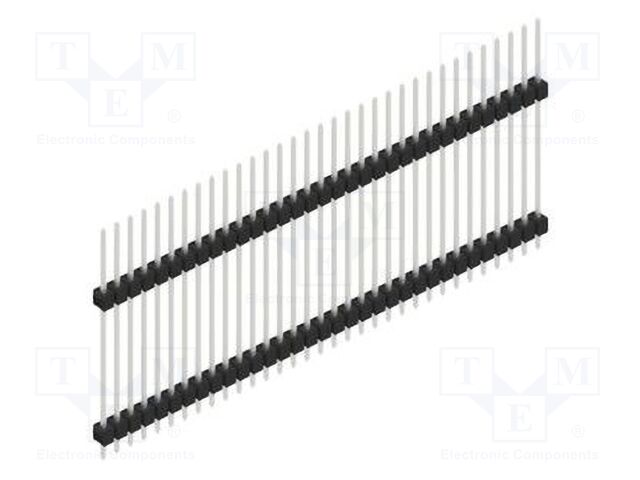 Connector: pin strips; pin header; male; PIN: 33; 2.54mm; THT; 1x33
