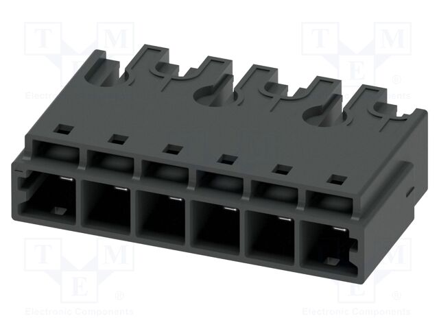 PCB headers, nominal cross section: 4 mm2, color: black, nom