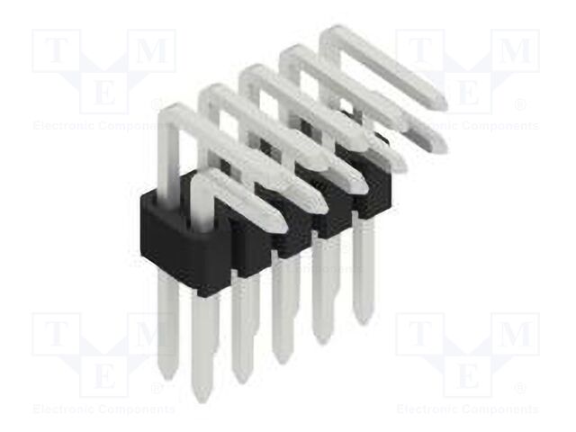 Connector: pin strips; pin header; male; PIN: 10; 1.27mm; THT; 2x5