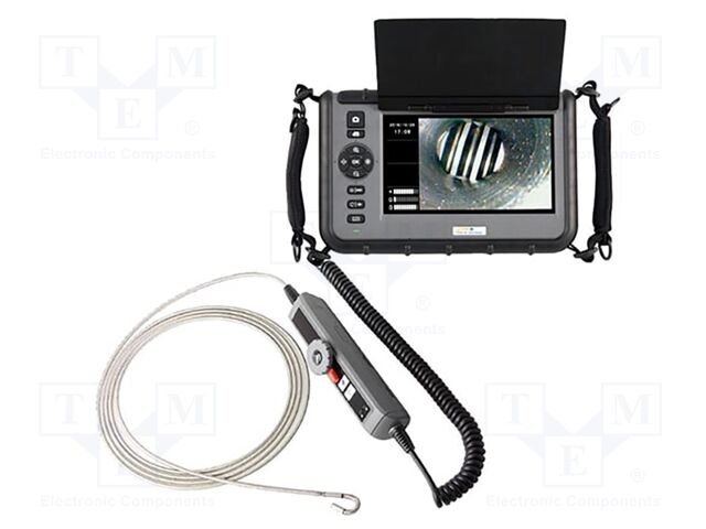 Inspection camera; Display: LCD 7"; 90°; Cam.res: 640x480; Len: 3m