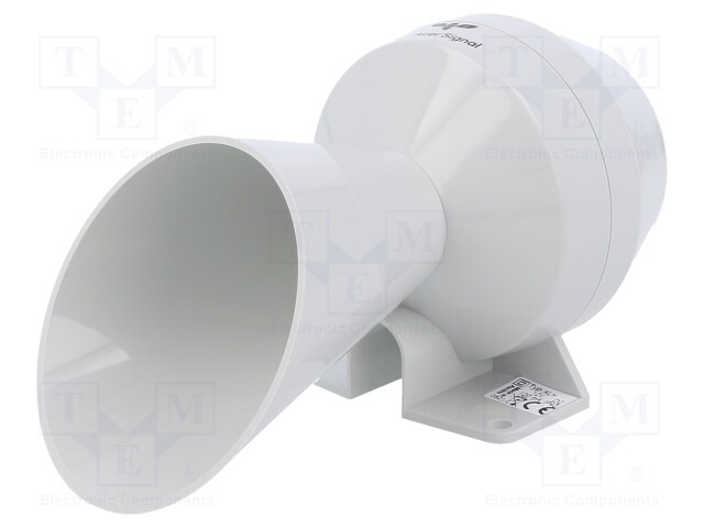 Signaller: sound; horn; 12VDC; 92dB; Series: KLH; IP43; Ø75x152mm