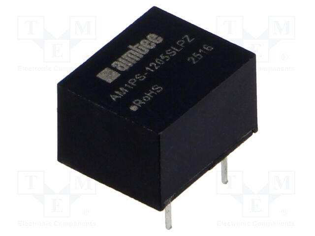 Converter: DC/DC; 1W; Uin: 10.8÷13.2V; Uout: 5VDC; Iout: 200mA; DIP8