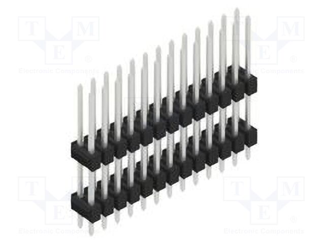 Connector: pin strips; pin header; male; PIN: 26; 2.54mm; THT; 2x13