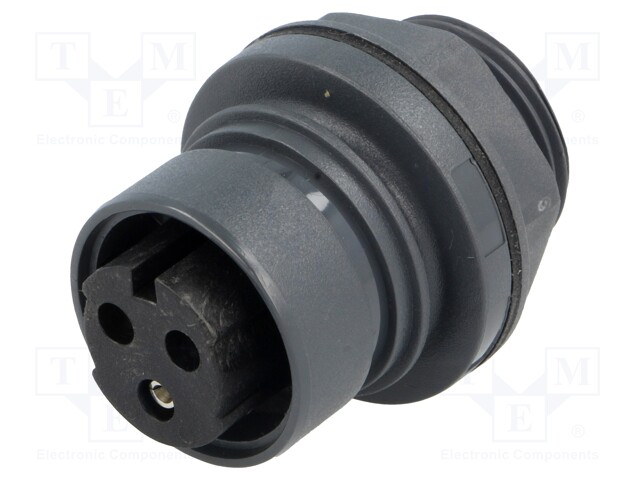 Connector: circular; socket; female; PIN: 3; Buccaneer 6000; 12A