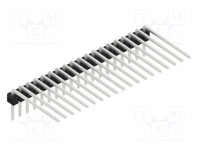Connector: pin strips; pin header; male; PIN: 19; 2.54mm; THT; 1x19