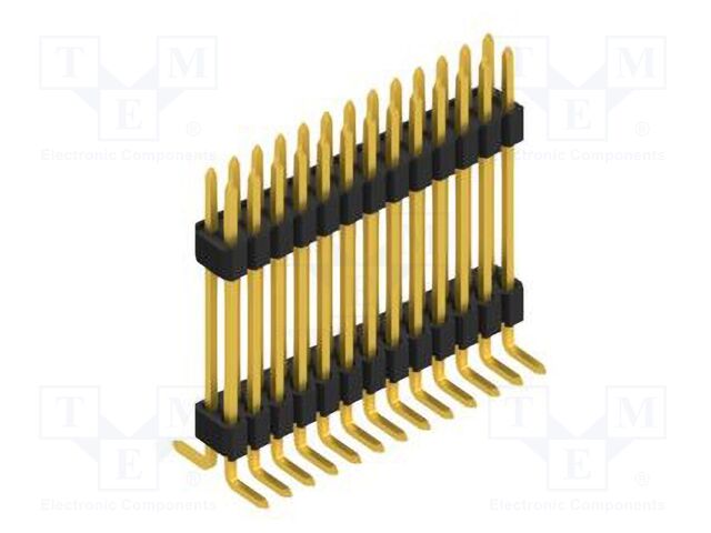 Connector: pin strips; pin header; male; PIN: 26; 1.27mm; SMT; 2x13