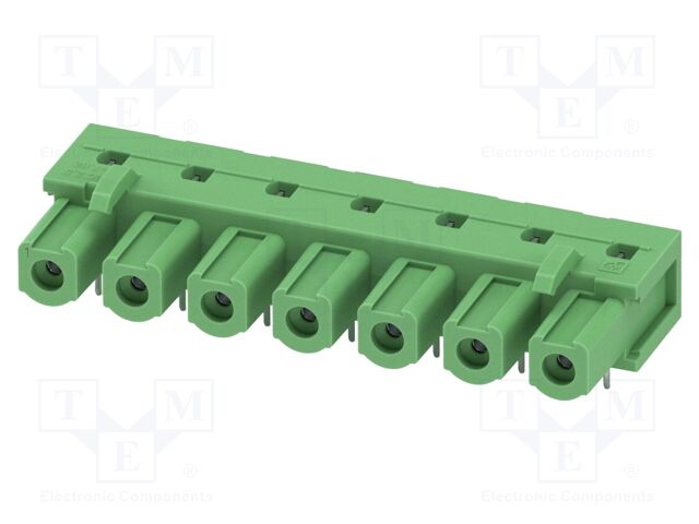 PCB headers, nominal cross section: 2.5 mm?, color: green, n